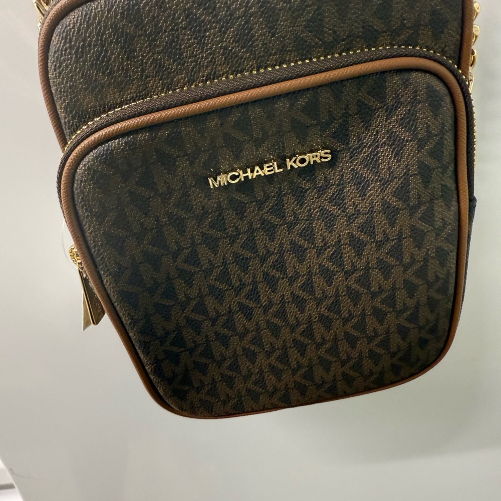 Michael Kors Black and Brown Belt Bag - Picture 2 of 8
